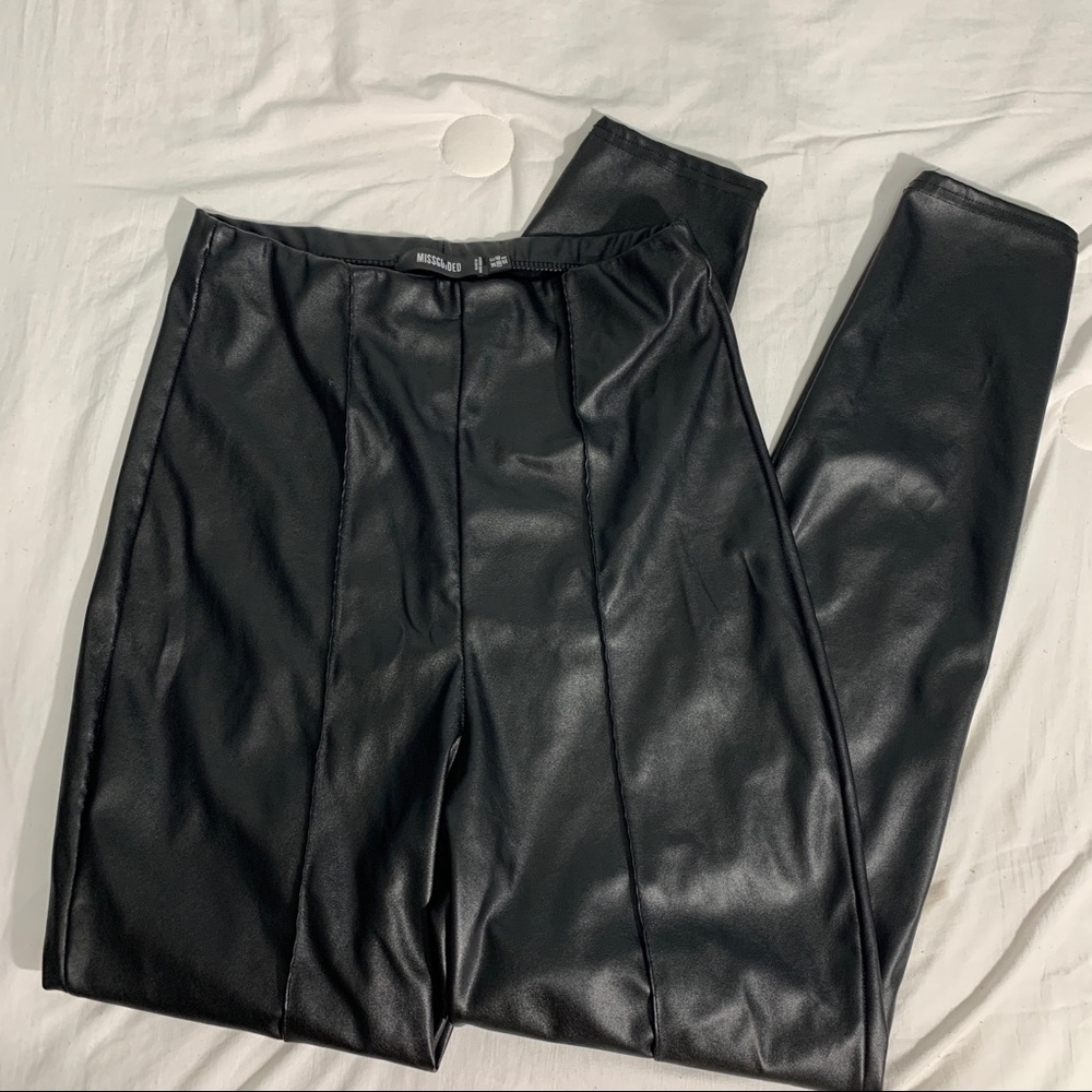 Pleather leggings